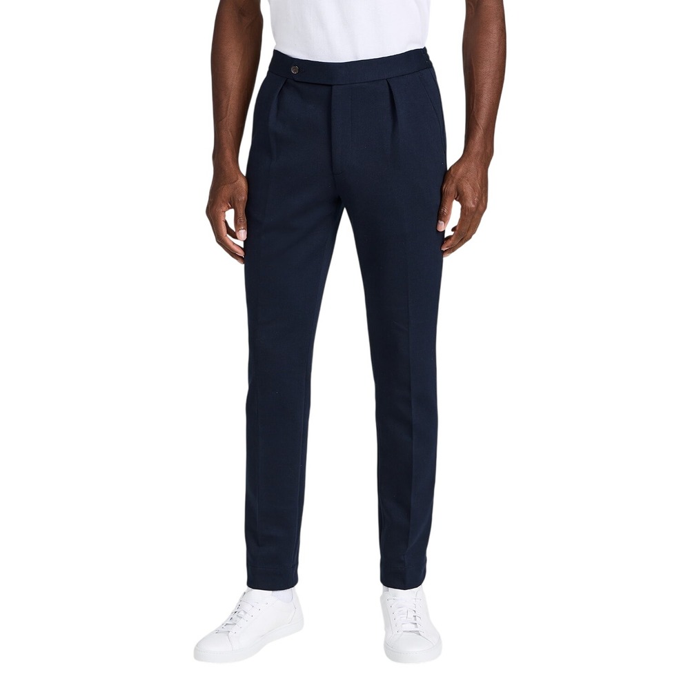 Polo Ralph Lauren Double Tech Trousers Navy Blue 40x34 NWT Smart Casual Pants